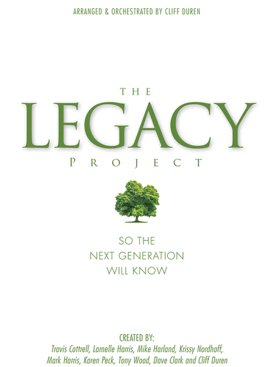 The Legacy Project - Stereo & Split-Trax Accompaniment CD (Both Formats Included) - DTX