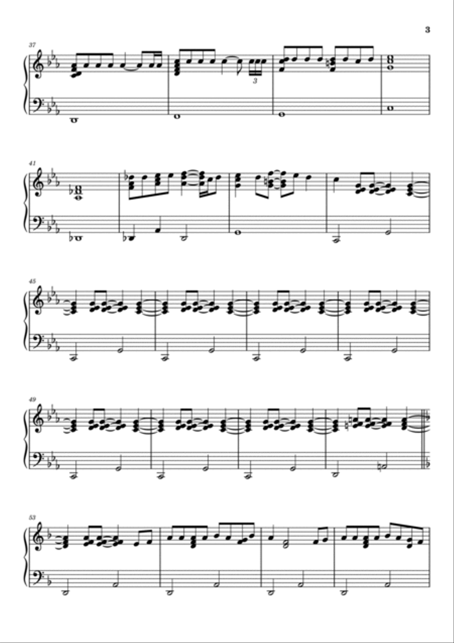 Poor Unfortunate Souls Poor Unfortunate Souls Piano Solo scores gallery preview page 3
