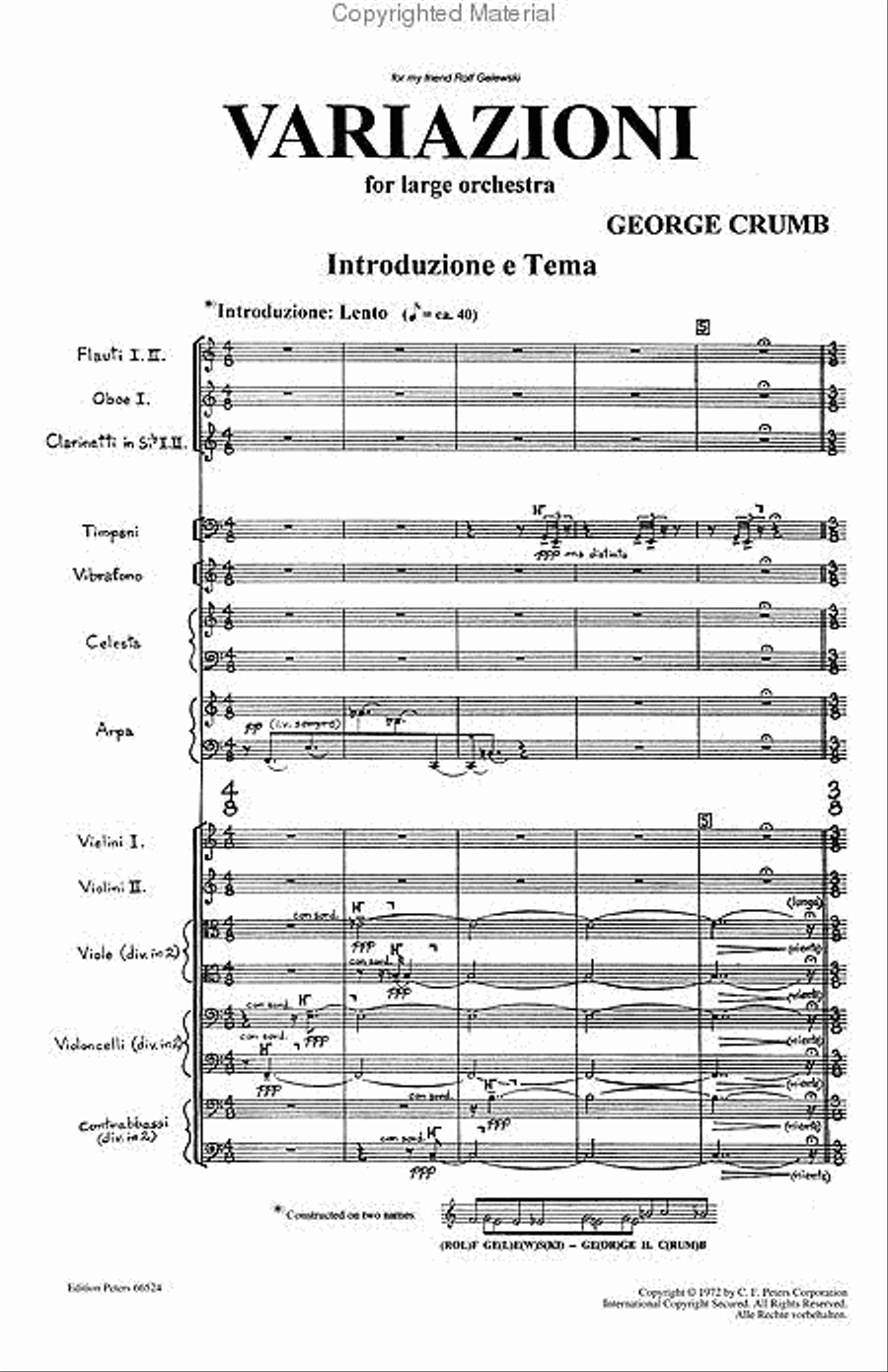 Variazioni Variazioni Orchestra scores gallery preview page 2