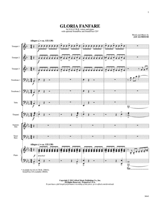 Gloria Fanfare: Score