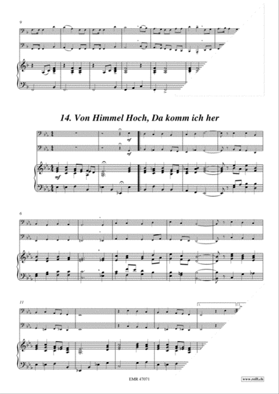 28 Weihnachtsmelodien Vol. 1 + 2 Brass Duet scores gallery preview page 21