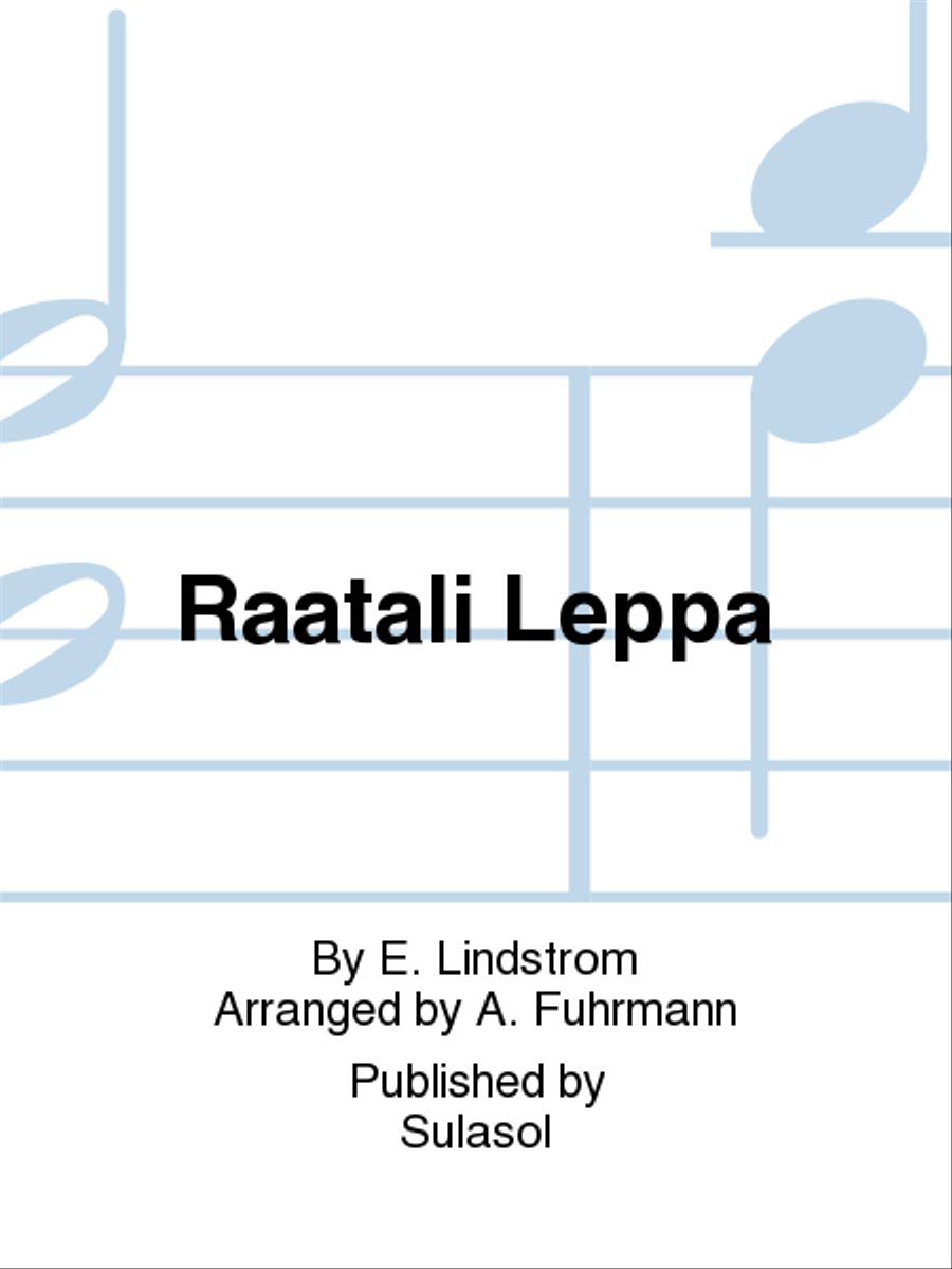 Räätäli Leppä Räätäli Leppä Men's Choir scores gallery preview page 1