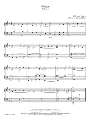 Picardy, 2 Settings (Hymn Harmonization)