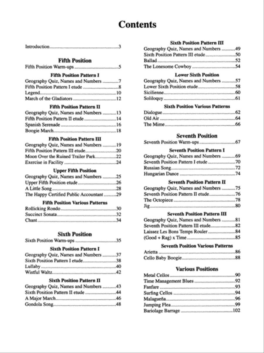 Position Pieces for Cello, Book 2 Cello scores gallery preview page 2