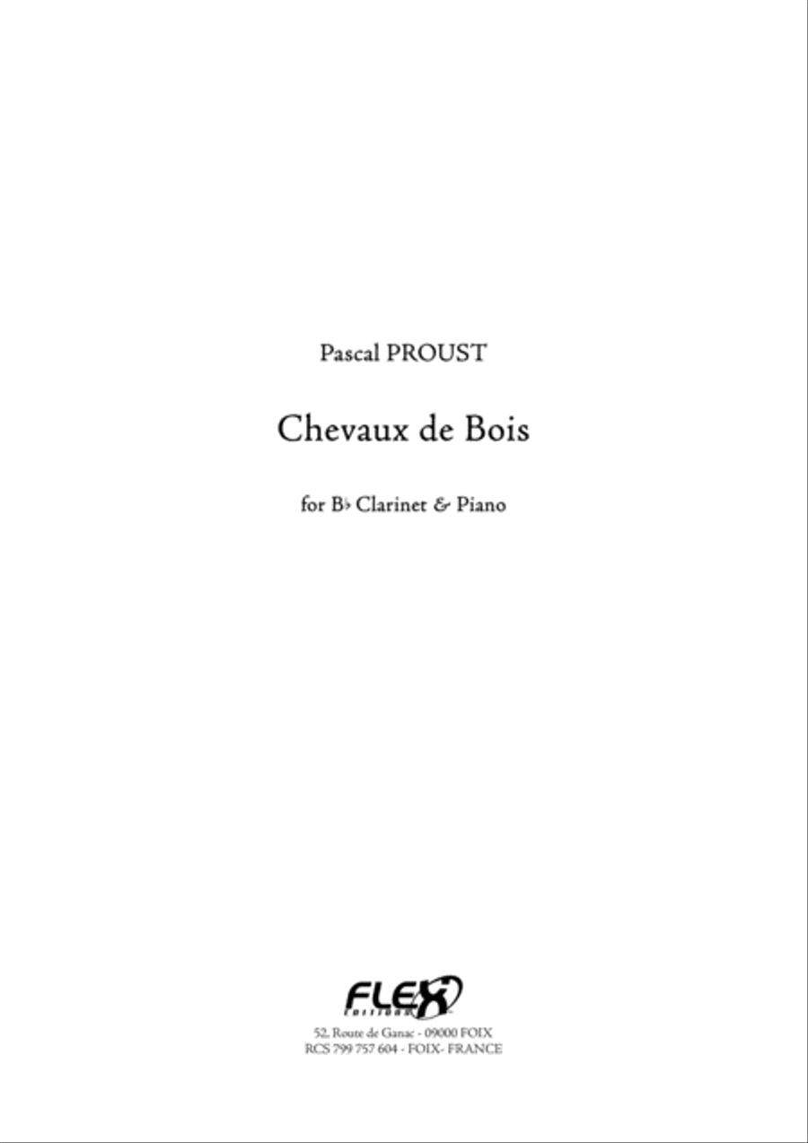 Chevaux de Bois B-Flat Clarinet scores gallery preview page 2