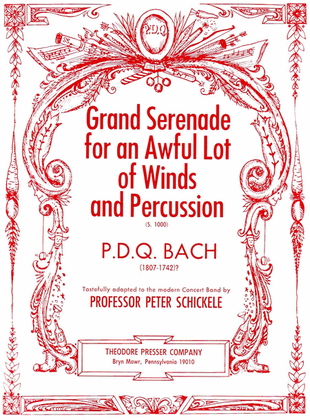 Book cover for Grand Serenade For An Awful Lot of Winds And Percussion