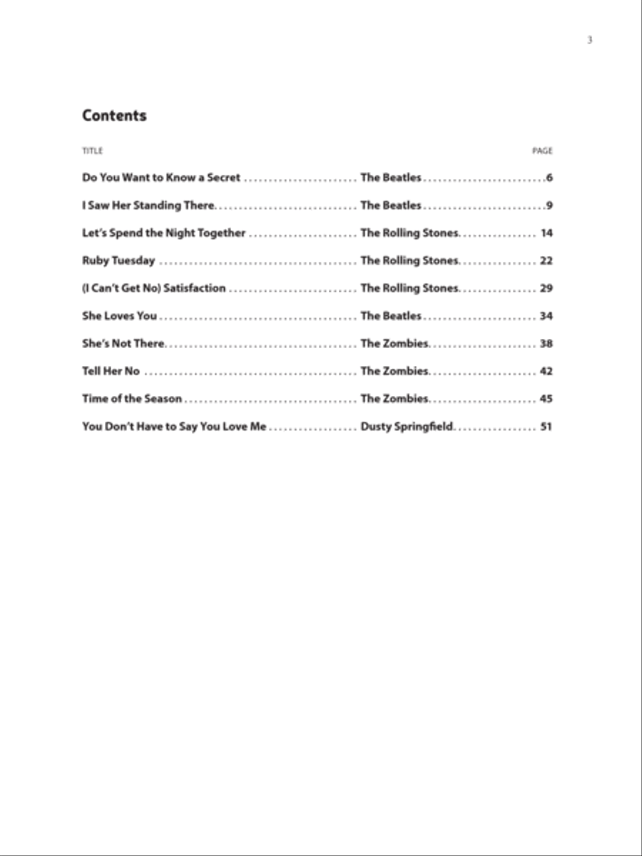 Piano Play-Along -- The British Invasion Piano, Vocal scores gallery preview page 3