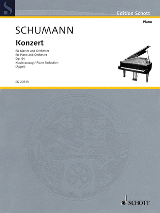 Book cover for Piano Concerto in A minor, Op. 54