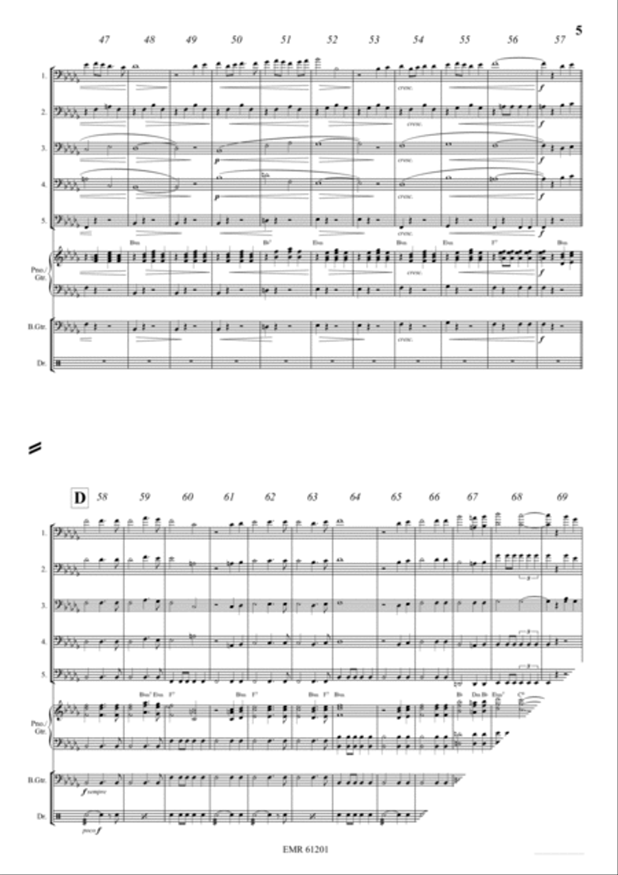 Bell Of Troika Trombone scores gallery preview page 5