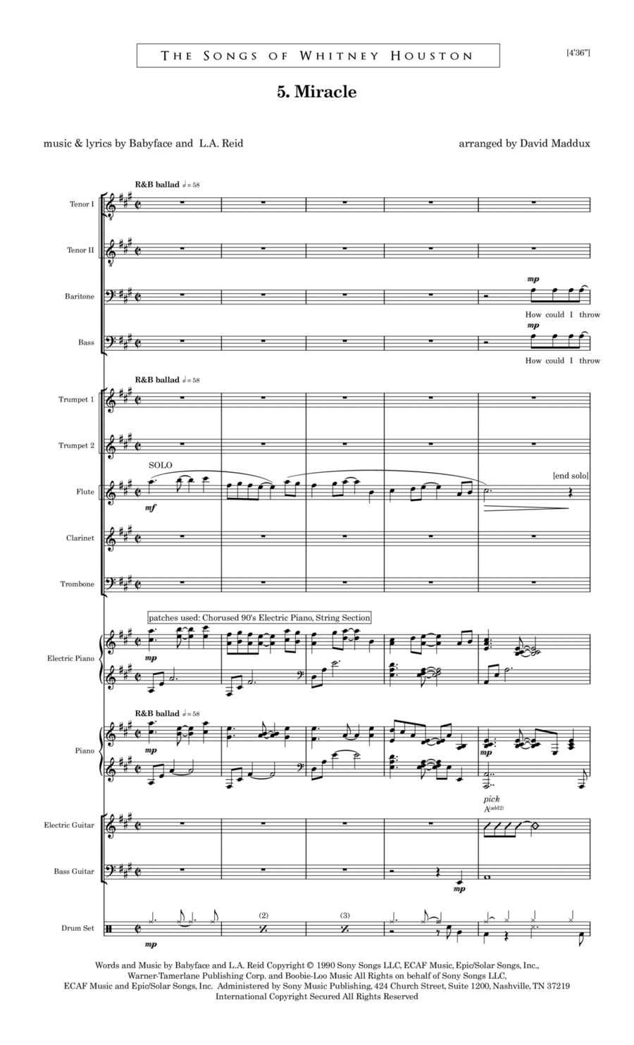 Miracle Large Ensemble scores gallery preview page 1