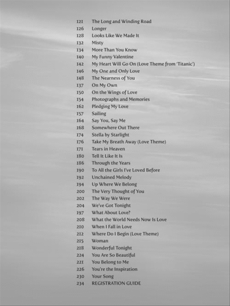 Beautiful Ballads Electronic Keyboard scores gallery preview page 5