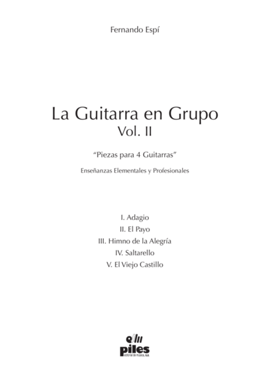 La Guitarra en Grupo Vol. II Guitar Ensemble scores gallery preview page 2