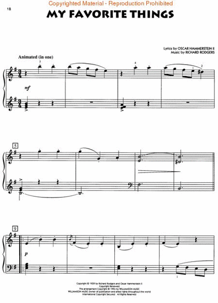 The Sound of Music - Intermediate Piano Solos