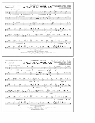 (You Make Me Feel Like) A Natural Woman (arr. Jay Dawson) - Trombone 1