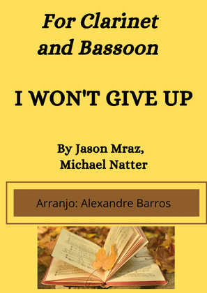 Book cover for I Won't Give Up