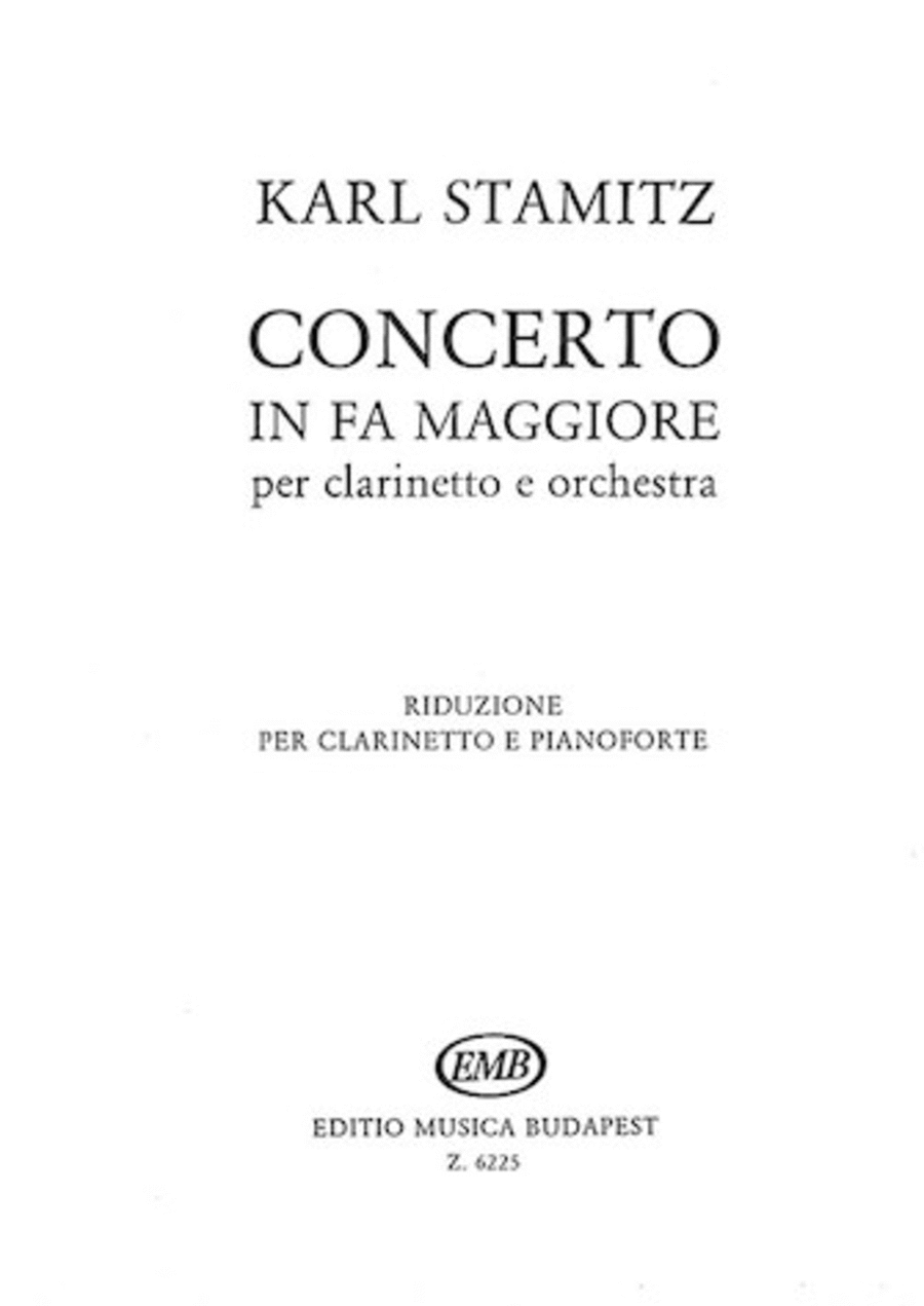 Concerto in F Clarinet Solo scores gallery preview page 1
