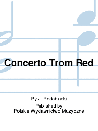Book cover for Concerto Trom Red