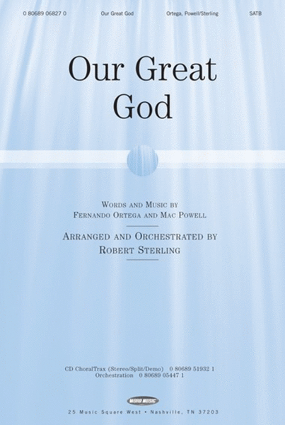 Our Great God - CD ChoralTrax