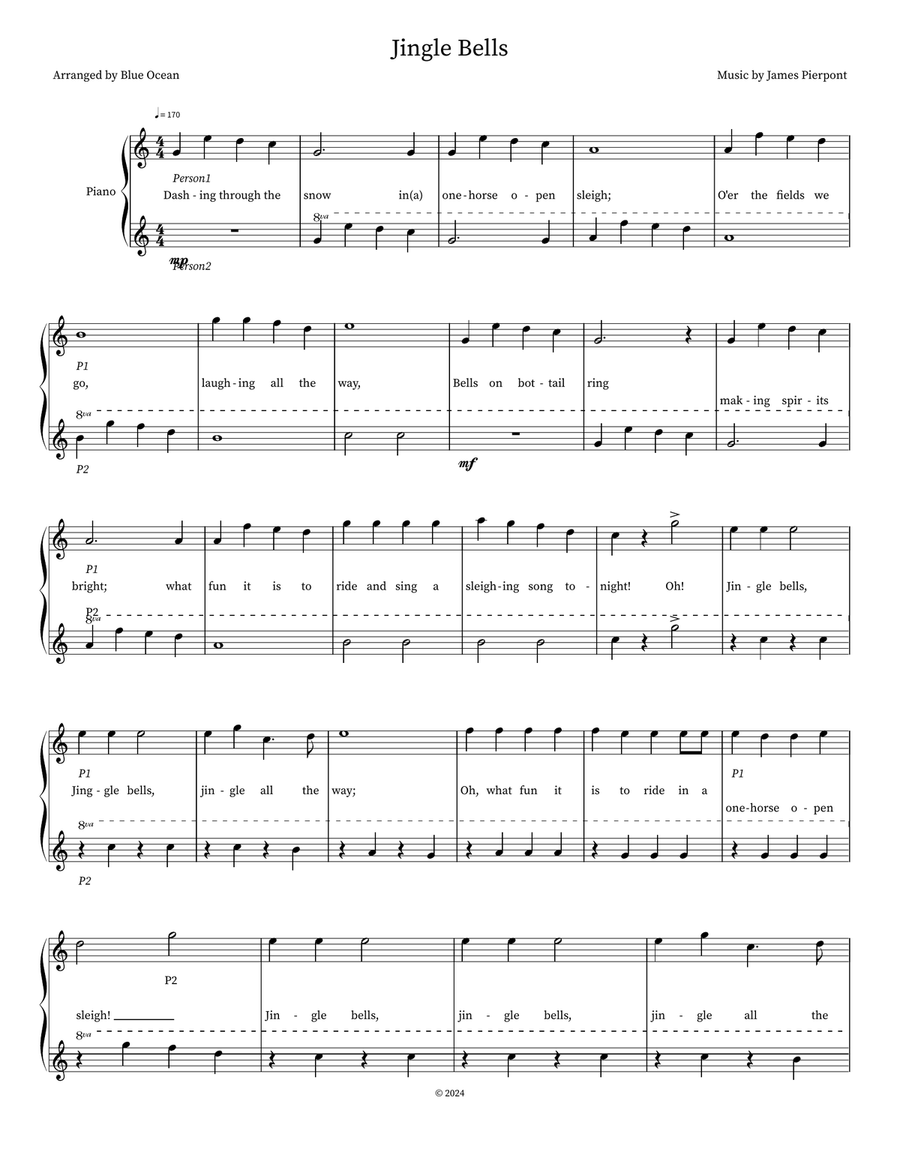 Jingle Bells Small Ensemble scores gallery preview page 3