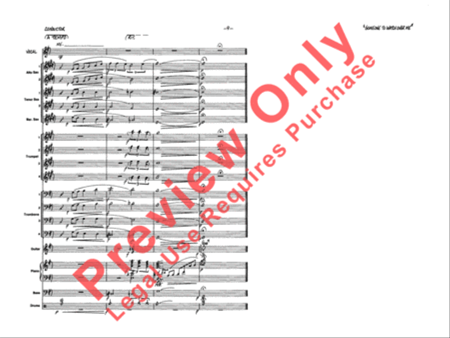 Someone to Watch Over Me Jazz Ensemble scores gallery preview page 12