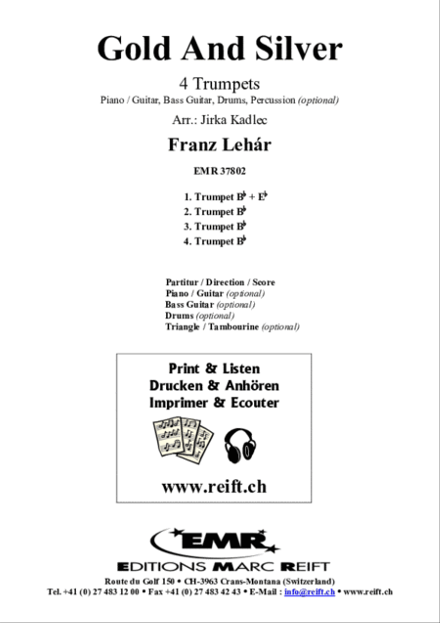 Gold And Silver Trumpet scores gallery preview page 2