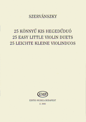Book cover for 25 leichte kleine Violinduos