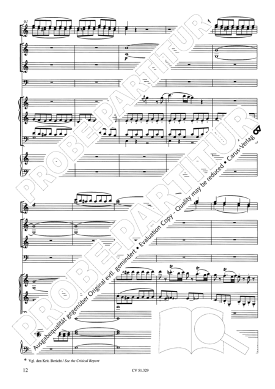 Sonata in C major Orchestra scores gallery preview page 13