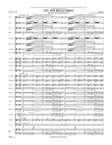 Let the Bells Ring! - Conductor Score (Full Score)