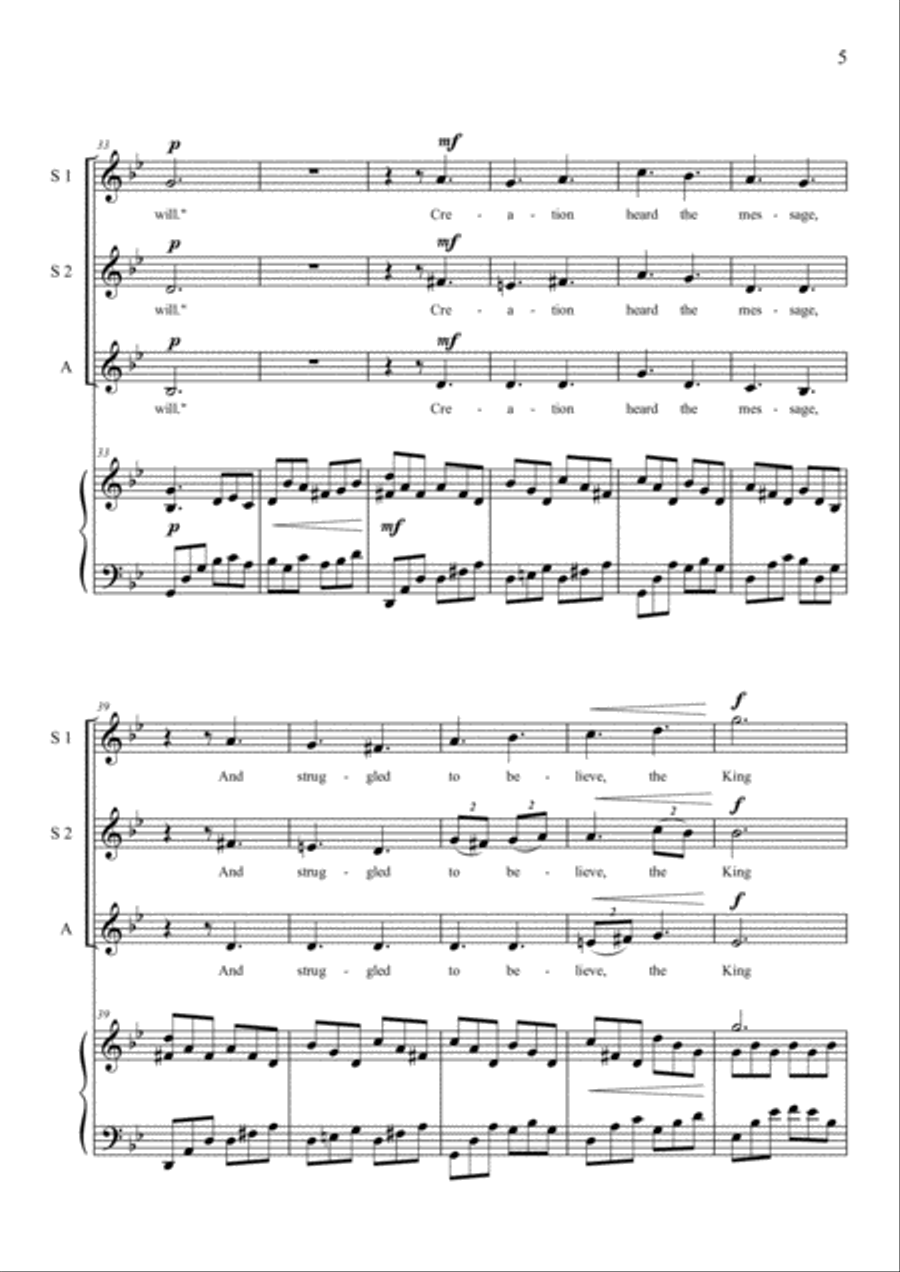 Midnight Clear SSA scores gallery preview page 5