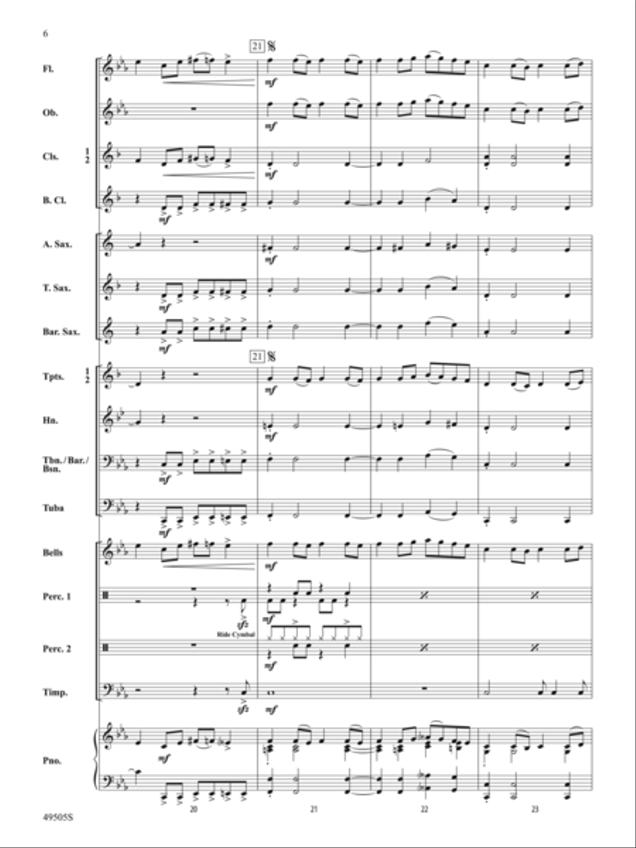 Awesome Sauce: Score Concert Band scores gallery preview page 6