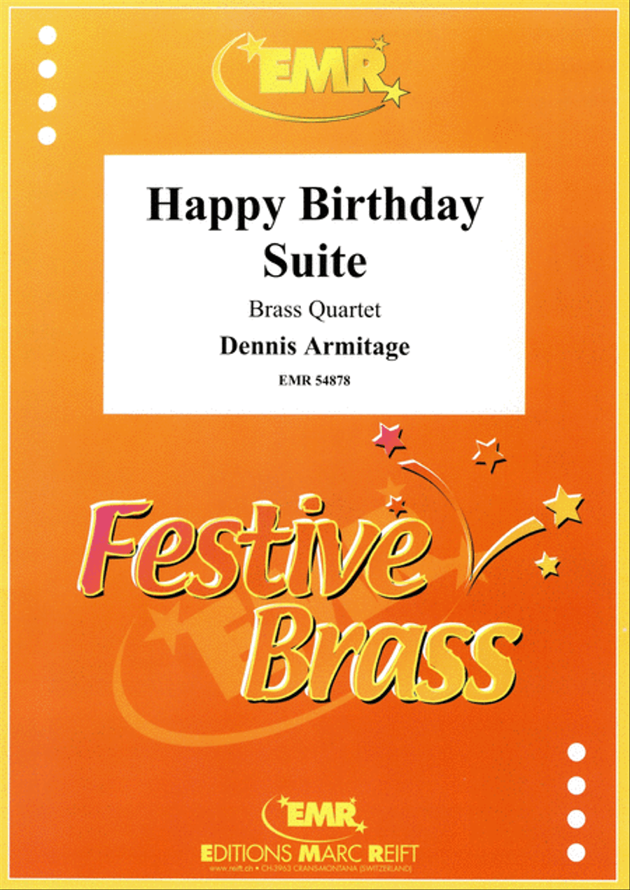 Happy Birthday Suite Brass Quartet scores gallery preview page 1