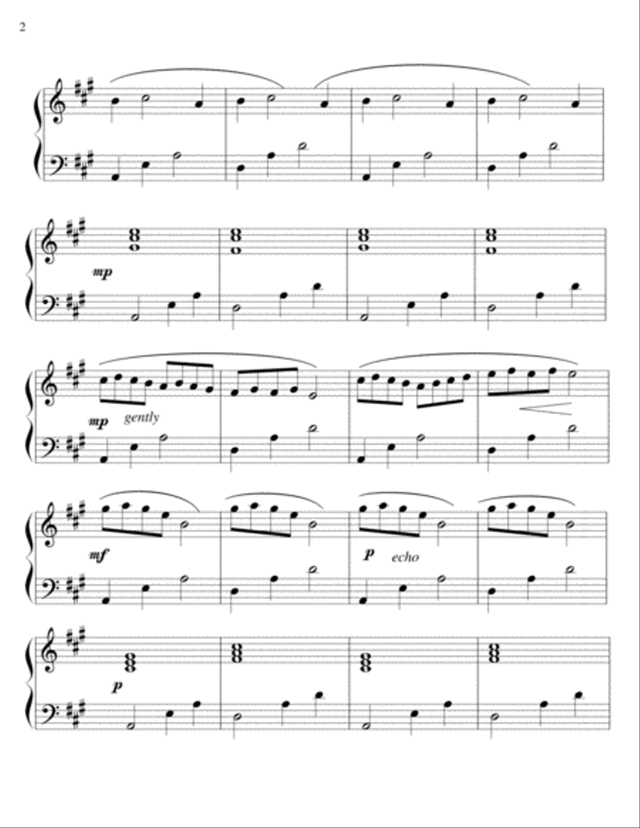 Crystal Impressions - piano solo Piano Solo scores gallery preview page 2