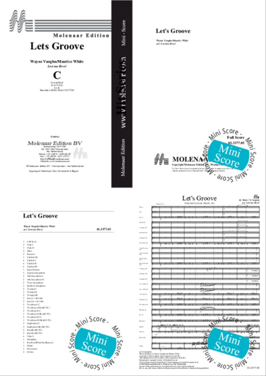 Let's Groove Concert Band scores gallery preview page 2