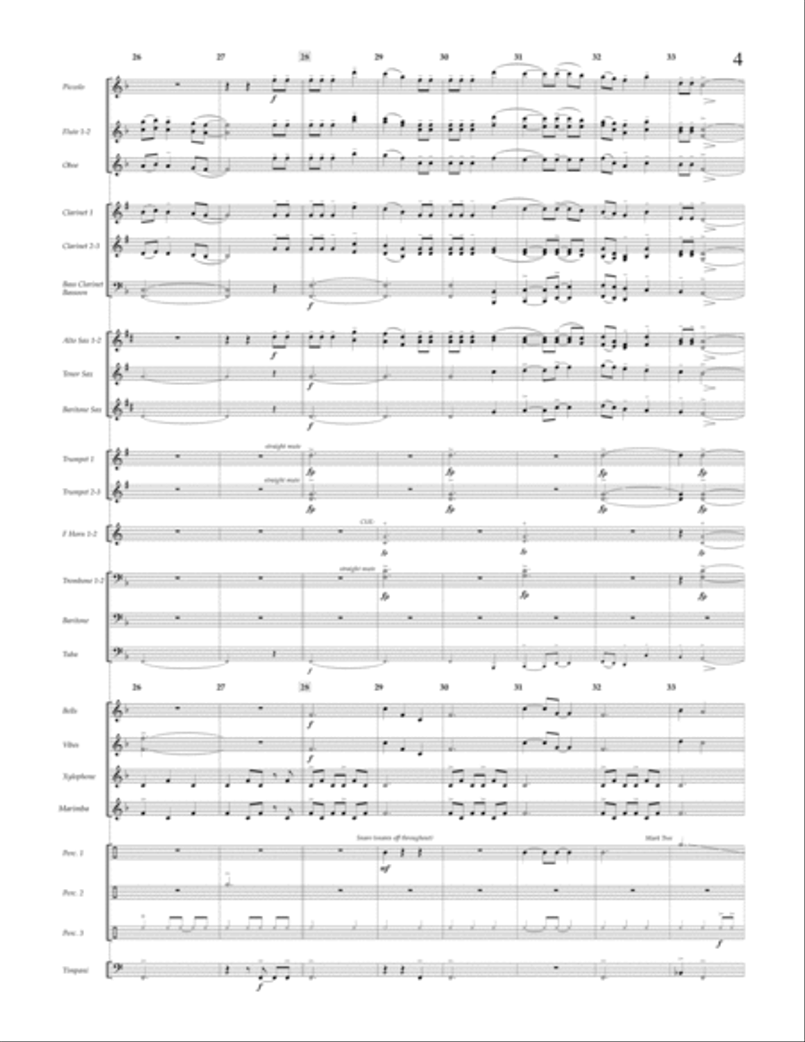 The Holly and the Ivy - Conductor Score (Full Score) Concert Band scores gallery preview page 4