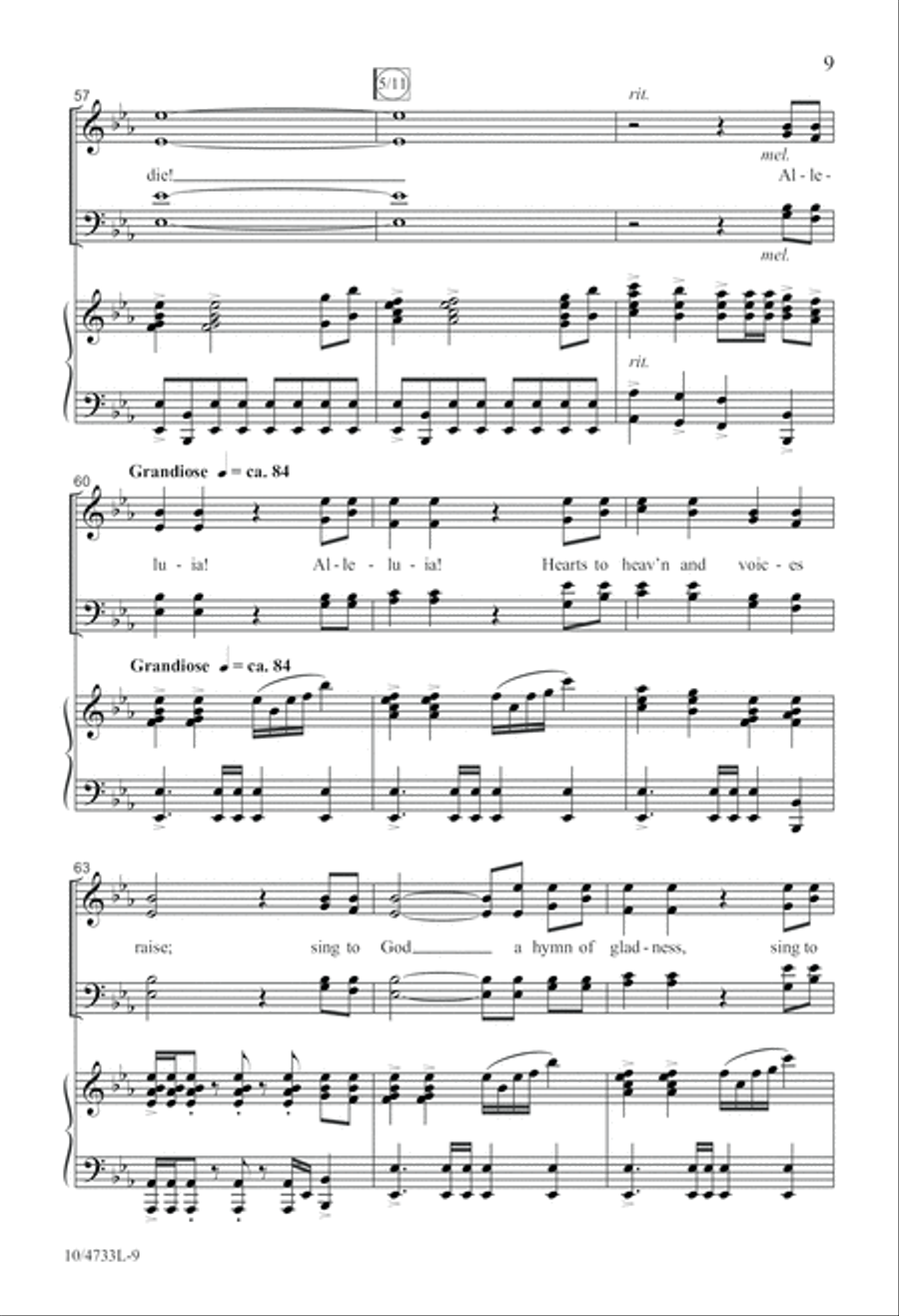 His Glories Now We Sing His Glories Now We Sing 4-Part scores gallery preview page 9