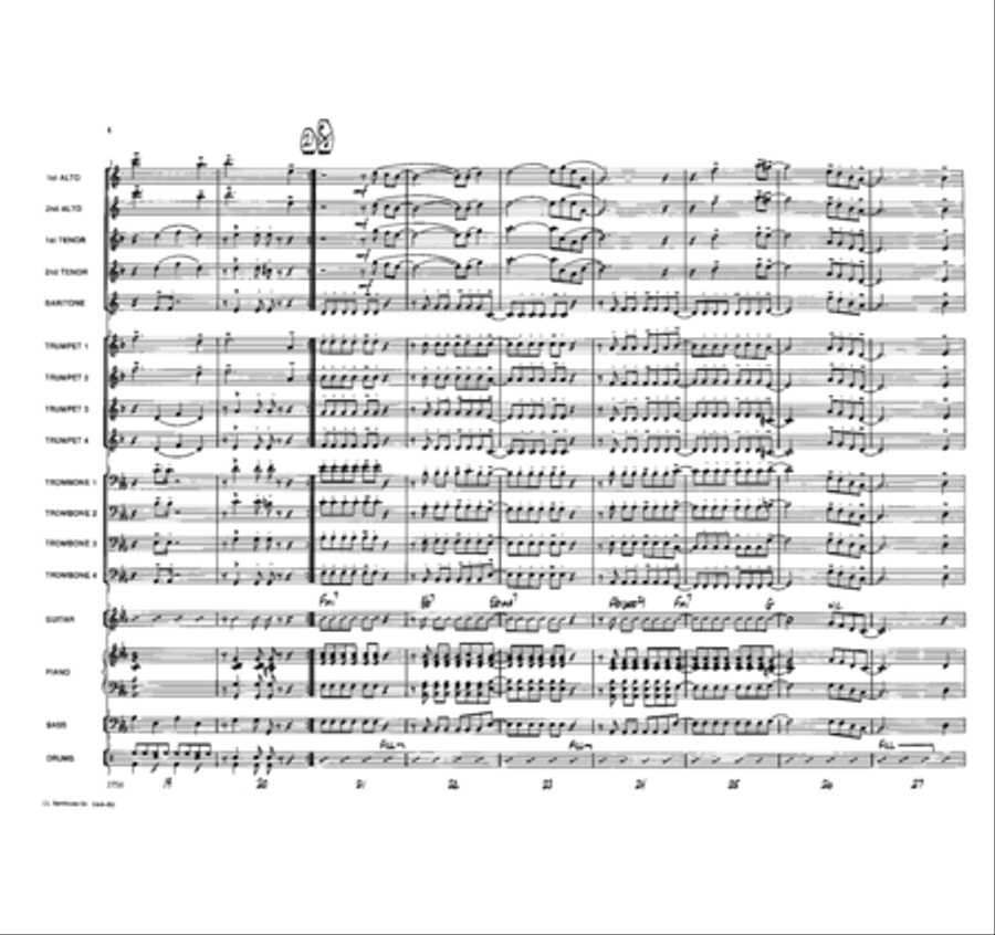 Welcome to the Warp Zone Jazz Ensemble scores gallery preview page 4