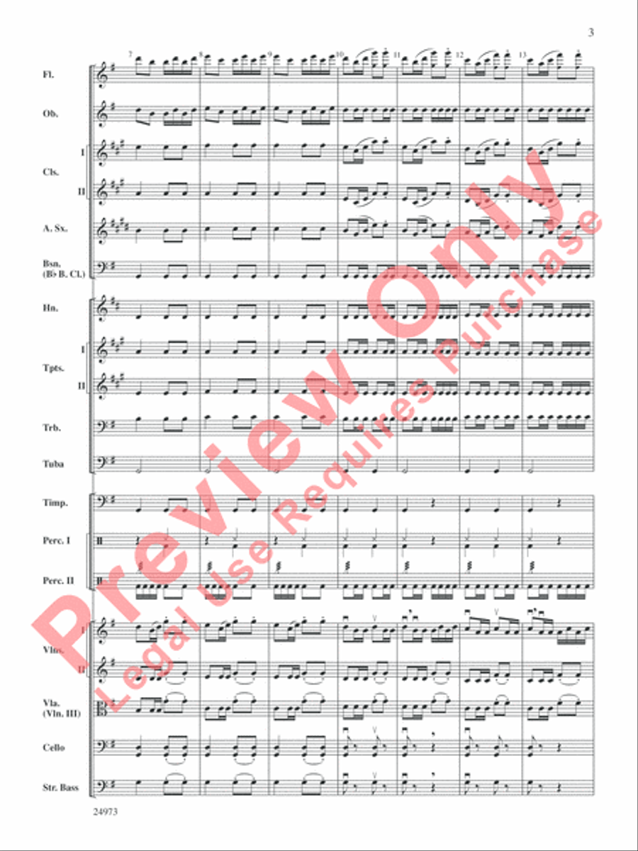 Capriccio Espagnol Full Orchestra scores gallery preview page 4
