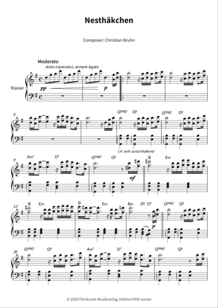 Nesthakchen Piano scores gallery preview page 3