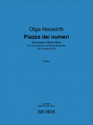 Book cover for Piazza dei numeri