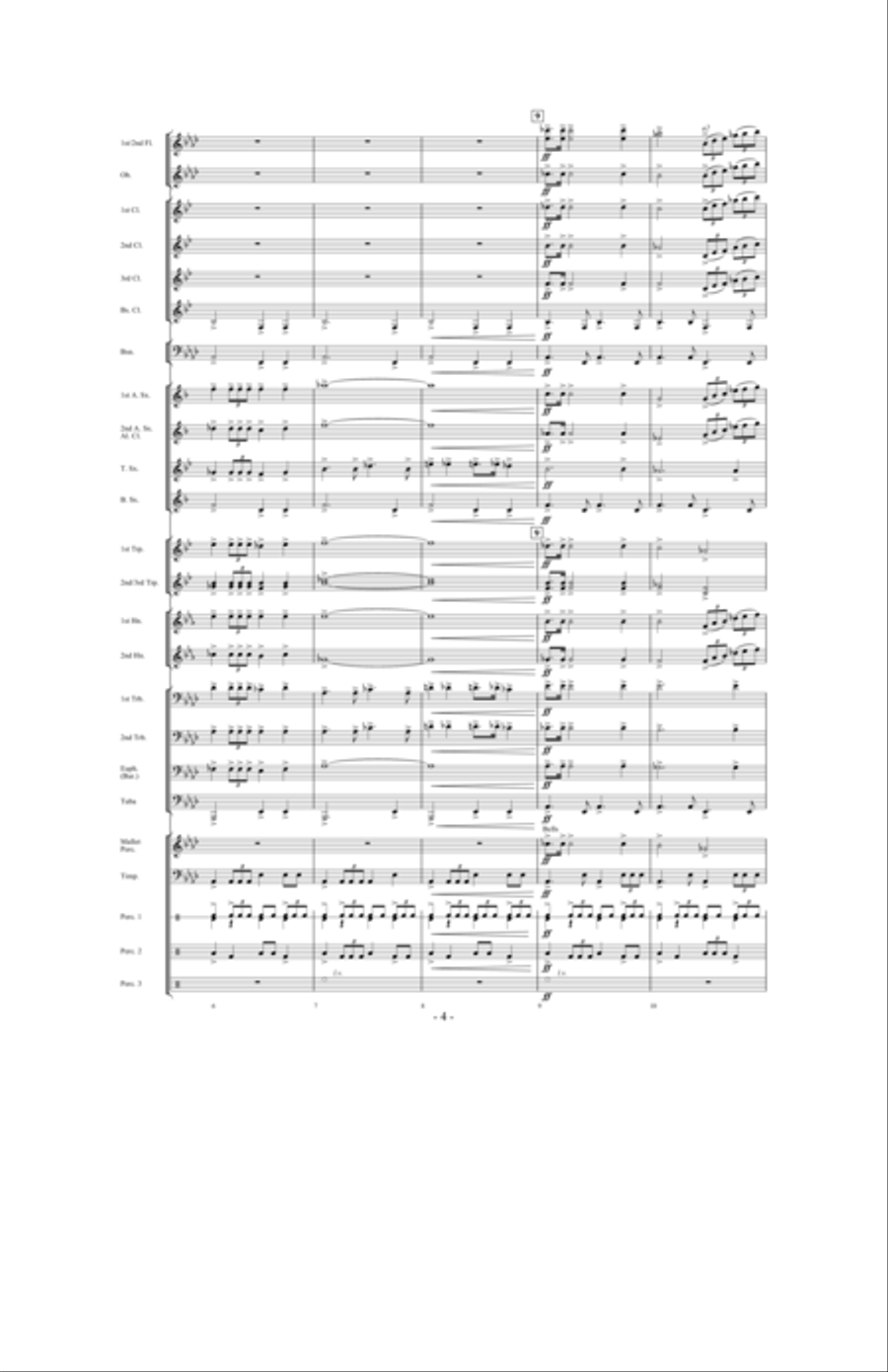Valley of the Kings Valley of the Kings Concert Band scores gallery preview page 3