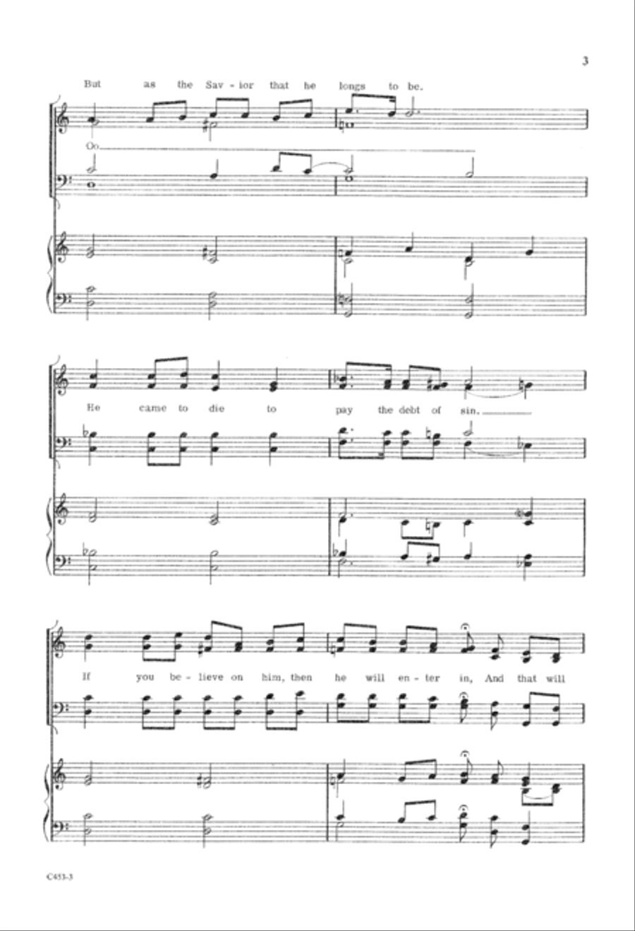 Our Christmas Prayer for You 4-Part scores gallery preview page 4
