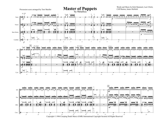 Master Of Puppets - Score Only