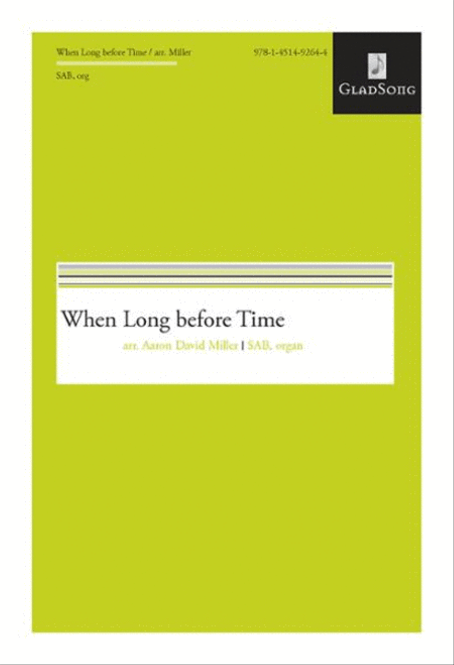 When Long Before Time 3-Part scores gallery preview page 1