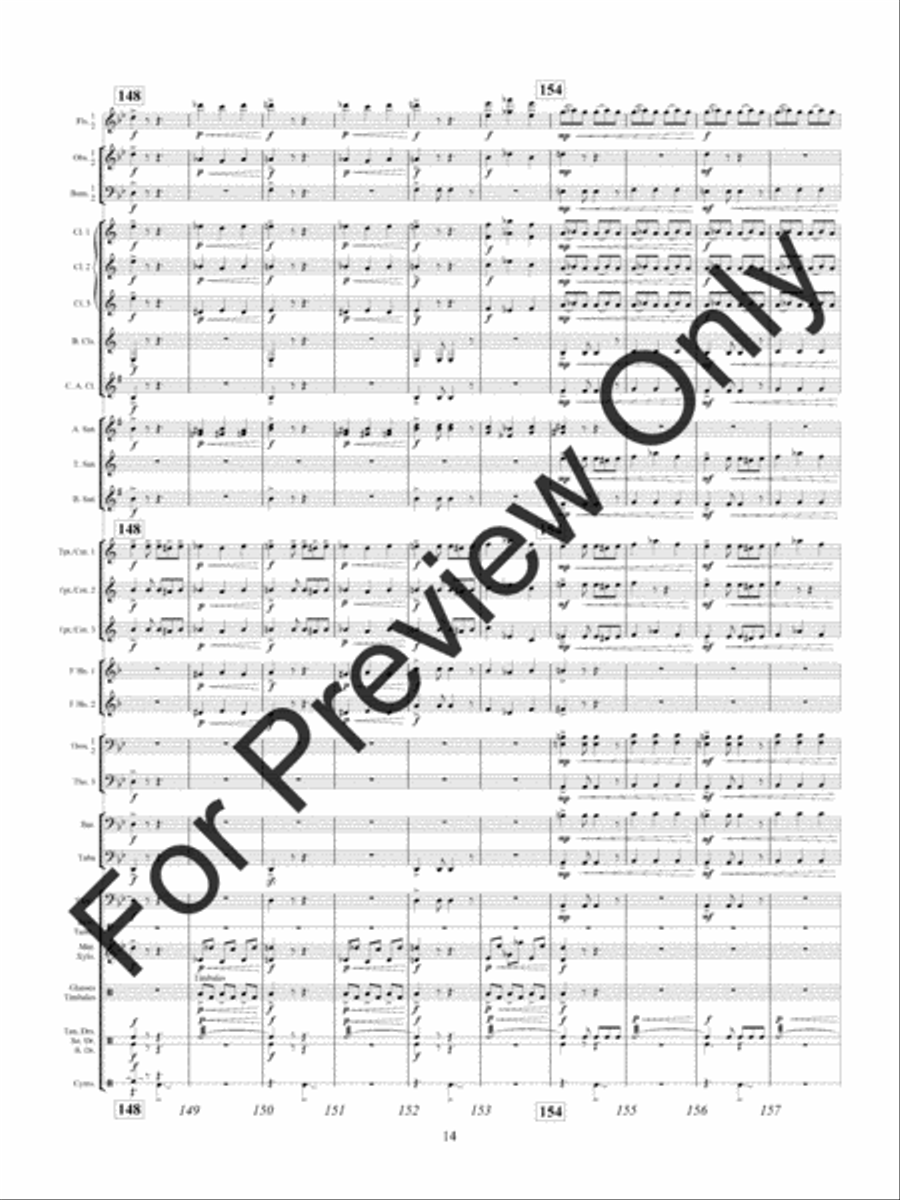 Twilight Dances (Score) Concert Band scores gallery preview page 17