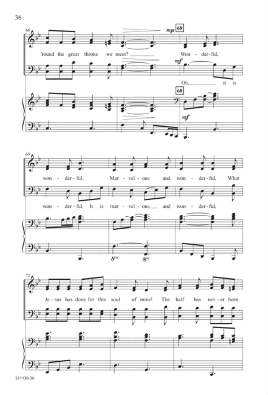 Marching to Zion Marching to Zion 4-Part scores gallery preview page 42