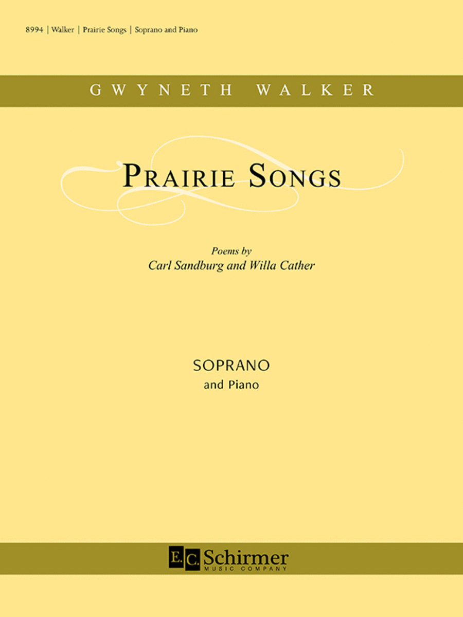 Prairie Songs Prairie Songs Soprano Voice scores gallery preview page 1