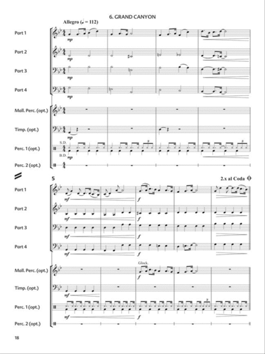 Six Panoramas Six Panoramas 4-Part scores gallery preview page 5