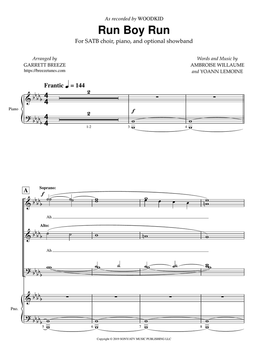 Run Boy Run Divisi scores gallery preview page 2
