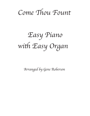 Book cover for Come Thou Fount of Every Blessing Easy Organ