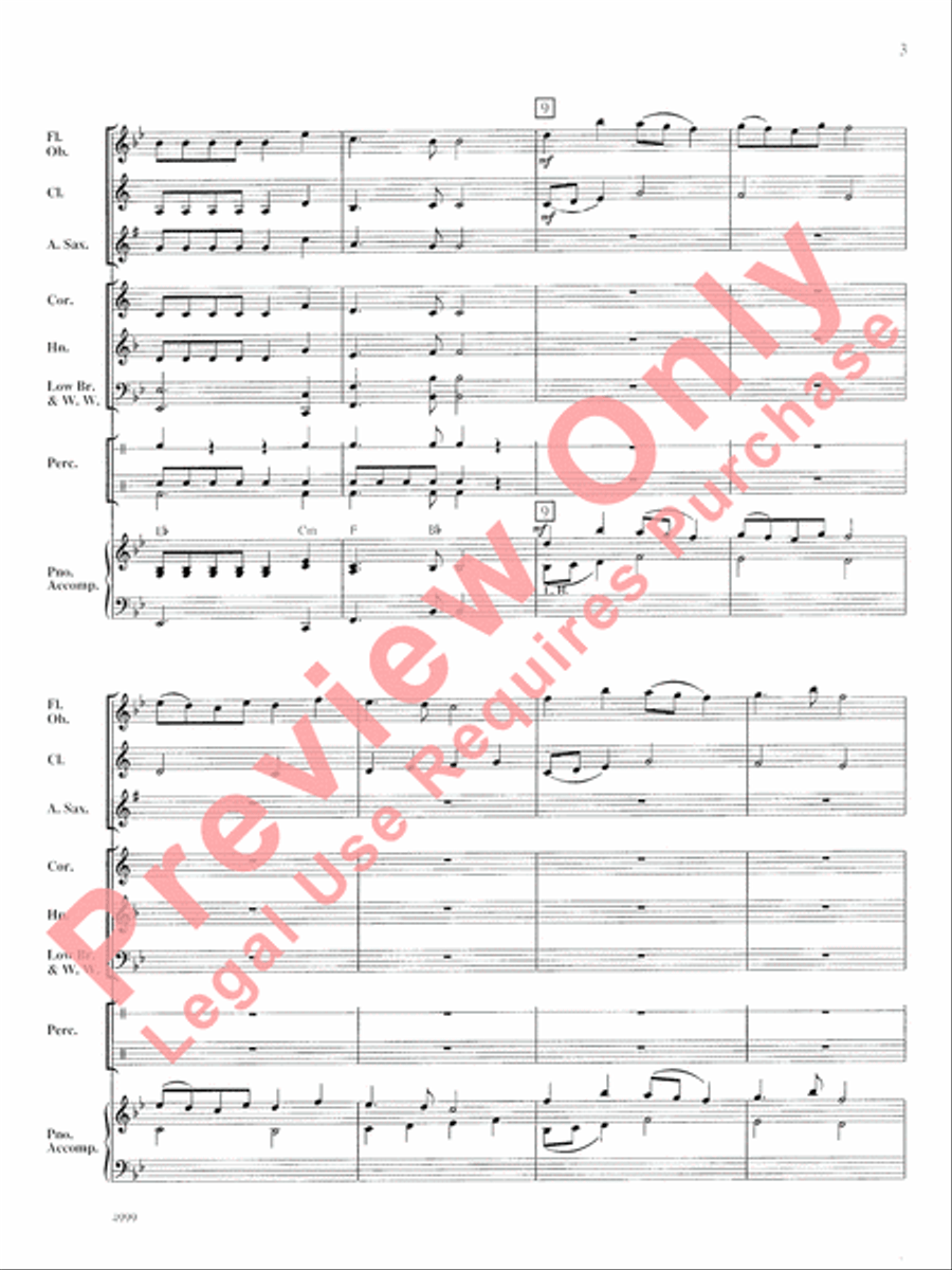 Crater Lake Overture Crater Lake Overture Concert Band scores gallery preview page 4